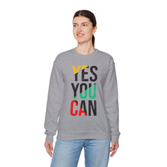 YES YOU CAN - Unisex Heavy Blend™ Crewneck Sweatshirt