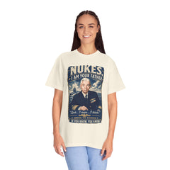 Nukes I Am Your Father Vintage United States Navy Nuclear Power Submarine Graphic T-Shirt