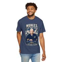 Nukes I Am Your Father Vintage United States Navy Nuclear Power Submarine Graphic T-Shirt