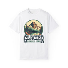 Glacier National Park Graphic, Comfort Colors Soft Relaxed Fit Unisex Garment-Dyed T-shirt