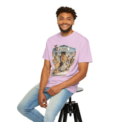 Front Graphic "Who Let the Cats Out?" Baldwin Harbor Animal Hospital Cute Vet Clinic T Shirt