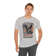Personalized with your Dogs name and image - Patriotic Dog T-Shirt