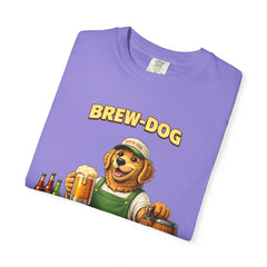 Golden Retriever Brewer Beer T-Shirt — Cute Brew-Dog Graphic Tee