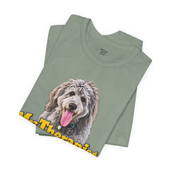 My Therapist Has A Wet Nose Personalized with your dog(s) image T-Shirt