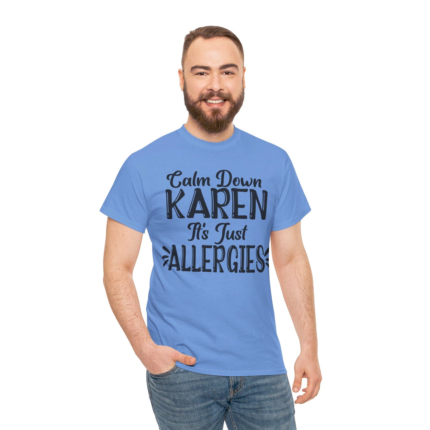 Calm Down Karen Unisex Heavy Cotton Tee