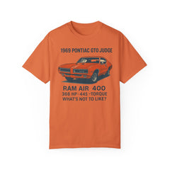 Retro Pontiac 1969 GTO Judge - Unisex Comfort Colors Garment Dyed T-Shirt