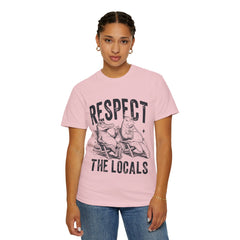 Alligator and Manatee Respect the Locals T-Shirt — Vintage Beach Vibes Graphic Tee