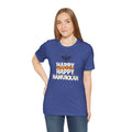 Happy Hanukkah Menorah - Unisex Jersey Short Sleeve Tee