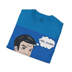 Feel Sucked Pop Art Guy Unisex Softstyle T-Shirt
