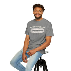My SSN Became Razor Blades Graphic Vintage Submarine Veteran Tee