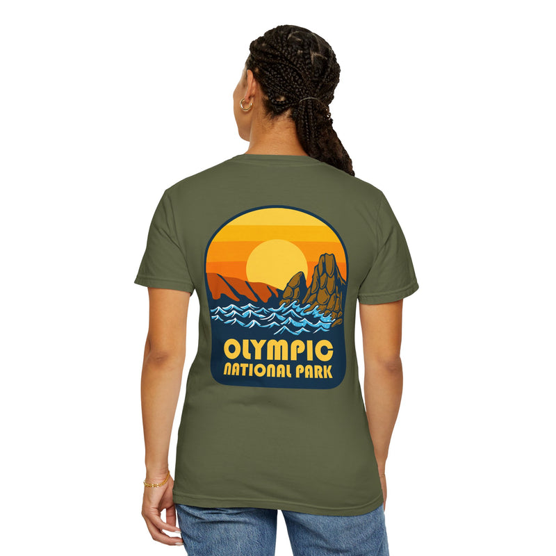 Olympic National Park Unisex T-Shirt, Vintage Graphic Tee, Nature Lover Gift, Travel Souvenir, Outdoor Adventure Apparel, Unisex Casual Wear