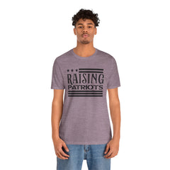 Raising Patriots Tee – Americana Stars & Stripes Family Pride T-Shirt