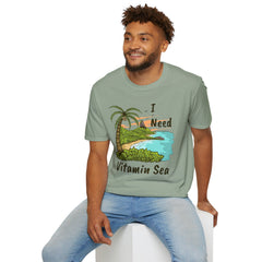 I NEED Vitamin Sea Unisex Softstyle T-Shirt