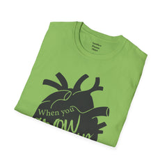 THE BREAKFAST CLUB "When You Grow Up, Your Heart Dies." - Allison Reynolds The Basketcase Unisex Softstyle T Shirt
