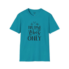 Nurse Vibes - Unisex Softstyle T-Shirt | Nurse Awareness, Medical Wear, Gift For Her, Scrubs Lover, Hospital Staff Gift, Registered Nurse,RN
