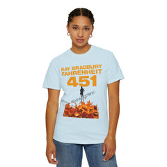 Fahrenheit 451 Graphic T-shirt, Unisex Book Lover Tee, Literary Gift, Reading Enthusiast Apparel, Ray Bradbury Merch, Cozy Casual Wear