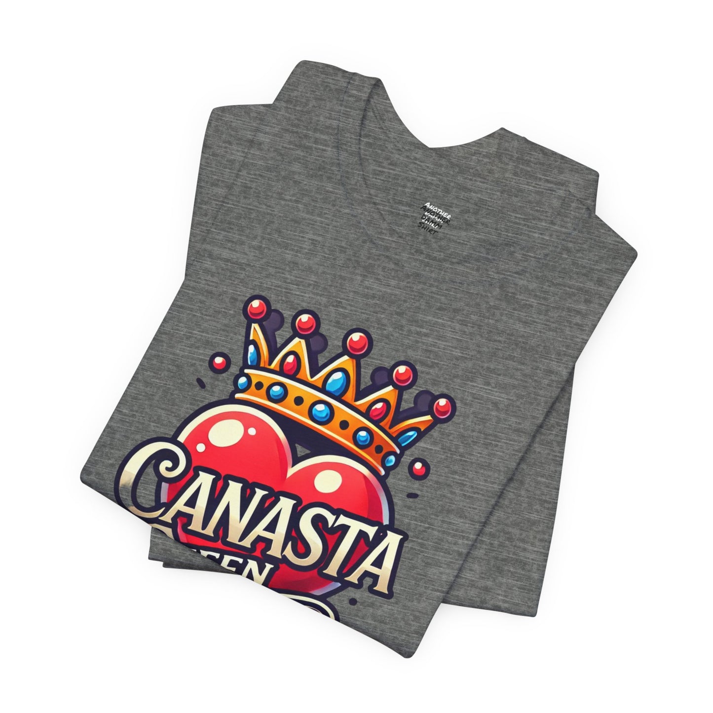 Canasta Queen Crown and Heart - Graphic Unisex Tee