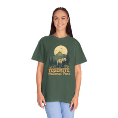Yosemite National Park Graphic, Comfort Colors Soft Relaxed Fit Unisex Garment-Dyed T-shirt
