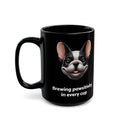 French Bulldog Black Mug (11oz, 15oz), Brewing Pawsitivity In Every Cup