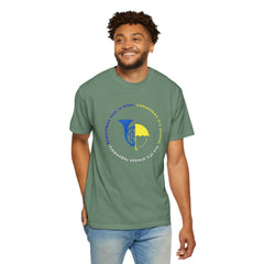 Blue French Horn & Yellow Umbrella T-Shirt — HIMYM Fan Tee