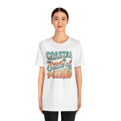Coastal State of Mind Tee — Retro Beach Graphic T-Shirt