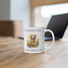 Golden retriever mug - 11 oz 15 oz