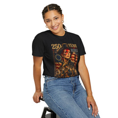 Rebel Rebel 250 Years T-Shirt — 1776–2026 Patriotic Vintage Flag Tee