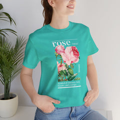 Rose Definition Unisex Tee - Symbol Of Romance, Love, Beauty And Courage