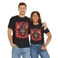 Flaming Fire Witch - Graphic Unisex Heavy Cotton Tee