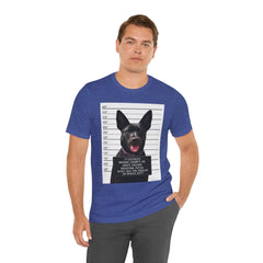 K9 Mugshot Personalized with your Dog T-Shirt