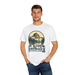 Glacier National Park Graphic, Comfort Colors Soft Relaxed Fit Unisex Garment-Dyed T-shirt