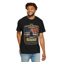 USS Theodore Roosevelt SSBN-600 T-Shirt – "Speak Softly and Carry a Big Stick" Patriotic Submarine Tee