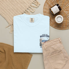 Where the Road Ends Long Island Unisex Garment-Dyed T-shirt
