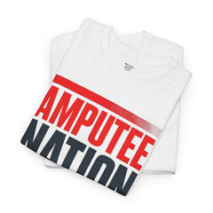 Amputee Nation Unisex Heavy Cotton Tee, Support Shirt, Gift for Amputees, Awareness Apparel, Casual Comfort Wear