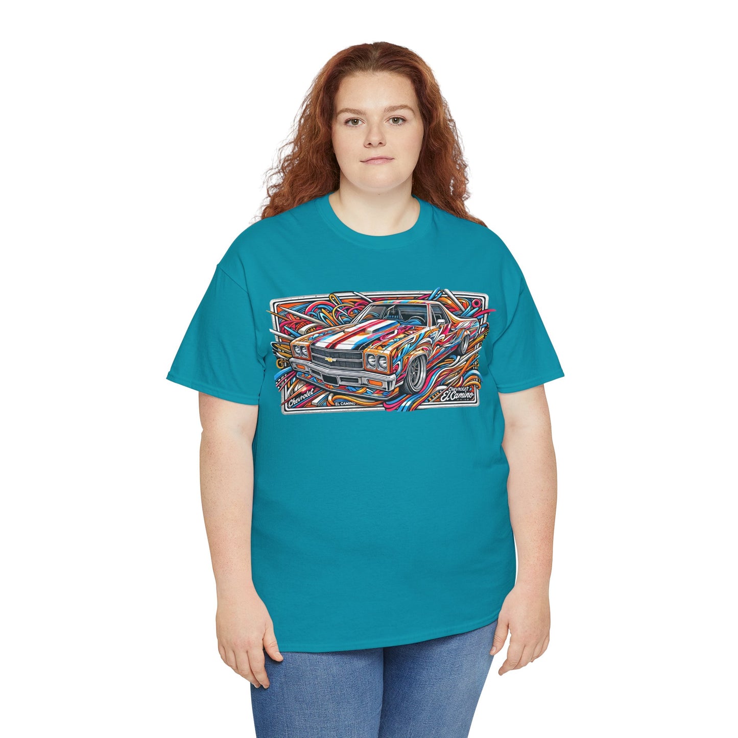 Graffiti Mania Chevrolet El Camino Graphic - Unisex Heavy Cotton Tee