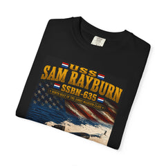 USS Sam Rayburn SSBN-635 Submarine T-Shirt — "Forty One for Freedom" Patriotic Navy Tee