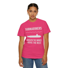 Submariners T‑Shirt — “Beneath the Waves Above the Rest” Navy Crew Tee