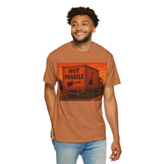 Not Fragile Unisex Garment-Dyed T-Shirt -BTO Inspired Vintage Guitar Graphic Tee