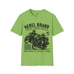 Rebel Brand Motorcycle Race Team Unisex Softstyle T-Shirt