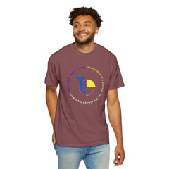 Blue French Horn & Yellow Umbrella T-Shirt — HIMYM Fan Tee