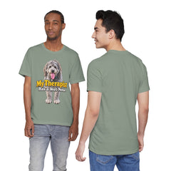 My Therapist Has A Wet Nose Personalized with your dog(s) image T-Shirt