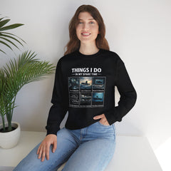Things I Do in My Spare Time Submarine Lovers Sweatshirt