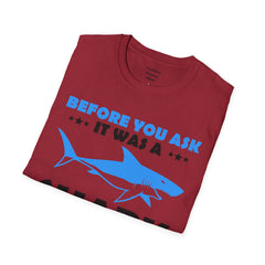 Funny Amputation Excuse - Unisex T Shirt,Amputation Awareness,Limb Awareness,Gift For Her,Gift For Him,Leg Amputee,Arm Amputee,Unique Gift,