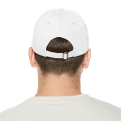 Hempstead Bay Sailing Club Leather Patch Dad Hat — Flying Scot Embroidered Round Patch