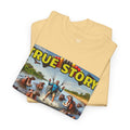 Amputee Humor True Story Paragliding into Hungry Hippos - Unisex Heavy Cotton Tee