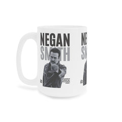 Negan Smith Walking Dead Ceramic Mug — TWD Three-Panel Fan Gift (11/15/20oz)