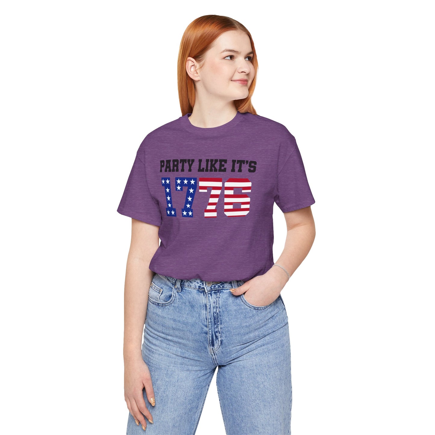 Party Like Its 1776, Graphic Unisex Jersey Short Sleeve Tee