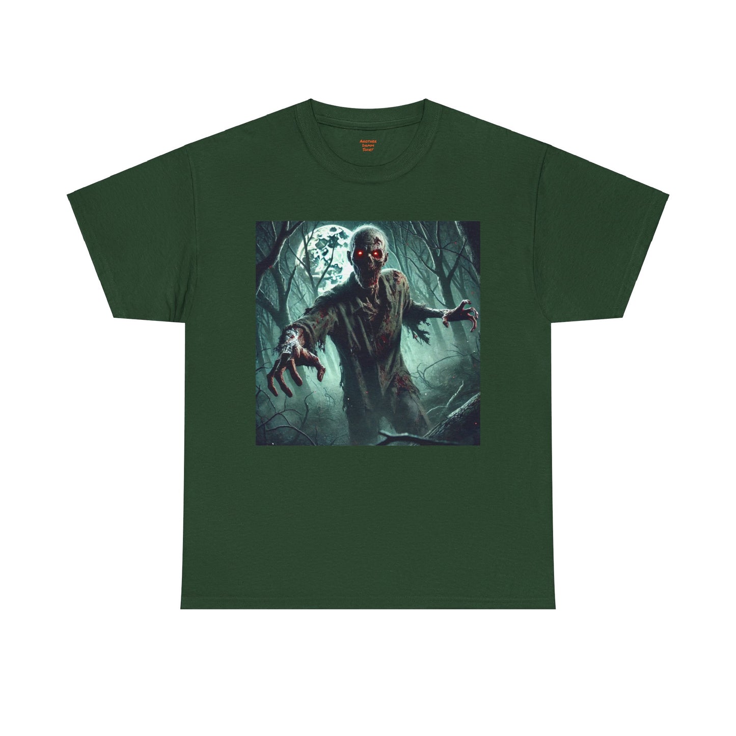 ZOMBIES WOODS! Graphic Unisex Heavy Cotton Tee