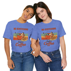 Cozy Coffee Lover Tee, No Kvetching Before Coffee Shirt, Funny Gift for Coffee Enthusiasts, Unisex Casual Apparel, Perfect for [...]