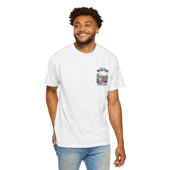 Where the Road Ends Long Island Unisex Garment-Dyed T-shirt